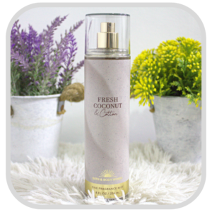 BATH & BODY WORKS FRESH COCONUT & COTTON MIST 236mL