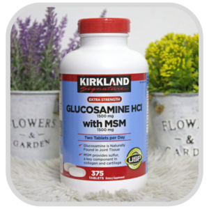 Kirkland Signature Glucosamine with MSM, 375 Tablets