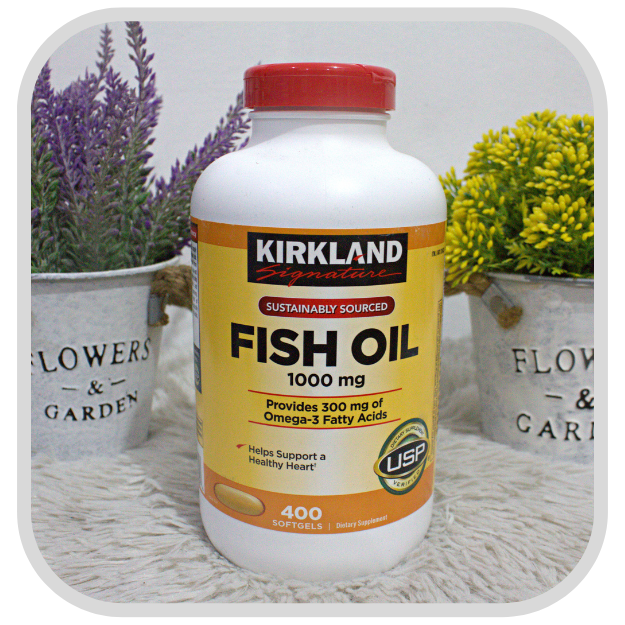Kirkland Signature Fish Oil 1000 mg., 400 Softgels